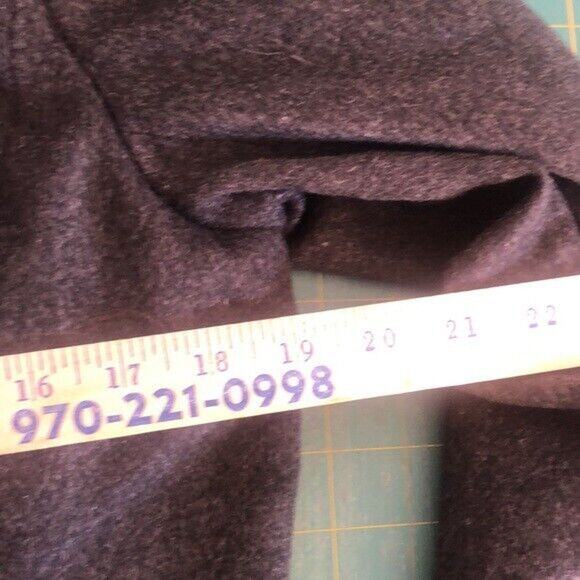Eddie Bauer Womens Size M Blazer Jacket Gray Wool Angora Minimalist Academia - Picture 6 of 7